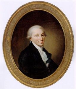 Portraet Af Laegen Frederik Christian Winslow Professor, Hofkirurg by Christian August Lorentzen