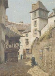 A Court, Quimper, Brittany