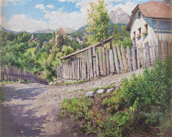 Sommerliche Voralpenlandschaft Mit Hausern In Der Steiermark? - view 1