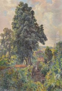 A Summer Garden by Carl Lorenz
