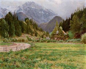 Die Schneealpe Bei Krumpen, Steiermark by Carl Lorenz