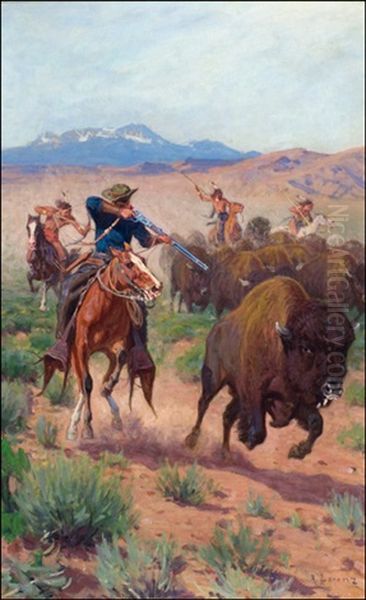 The Buffalo Hunters - view 1
