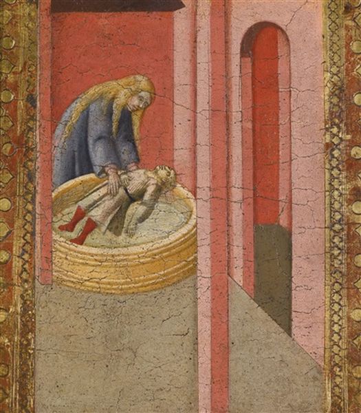 Saint Elizabeth Of Hungary Reviving To Life A Child Drowned In A Well - view 1