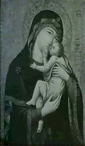 The Madonna And Child by Pietro Lorenzetti