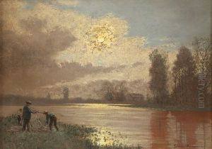 Landskap I Maneskinn by Ernst Hugo Lorenz-Morovana