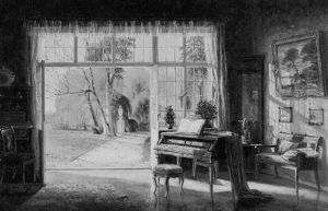 Burgerliches Interieur, Mit Klavier by Ernst Hugo Lorenz-Morovana