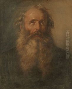 Etude De Tete D'homme Le Regard Vers Le Ciel Etude De Tete D'homme Le Regard Vers Le Ciel