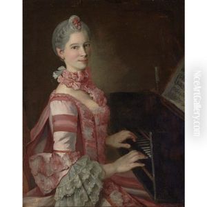 Portrait Of Marianna Martines At The Keyboard