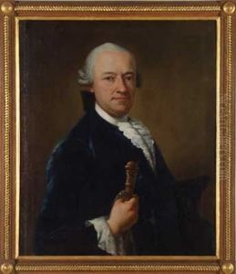 Portrait Eines Edelmannes Mit Spazierstock by Peter Anton Lorenzoni