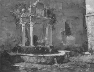 Antica Fontana Medioevale by Vincenzo Loria