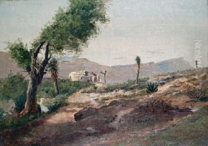 Desert Scenes, A Pair by Townley Benson