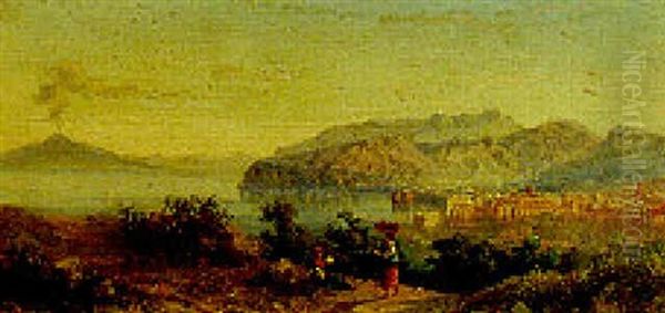 Sorrento With Vesuvius Beyond - view 1