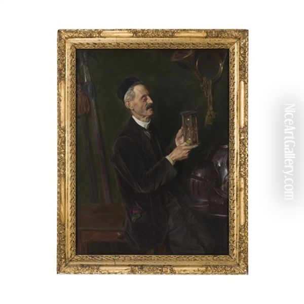 Portrait Of Edinburgh Antiques Dealer, Louis Joseph Butti - view 1