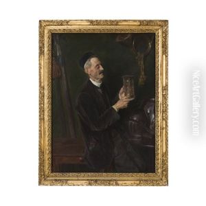 Portrait Of Edinburgh Antiques Dealer, Louis Joseph Butti