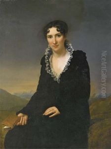 Portrait De Madame Desmarets, Nee Lardy by Henriette Lorimier