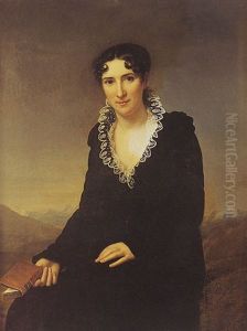 Portrait De Madame Desmarest by Henriette Lorimier