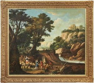 Pastorale Landschaft by Claude Lorrain (Claude Gellee)
