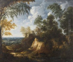 Italian Landscape by Claude Lorrain (Claude Gellee)