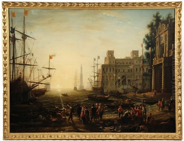 Harbour With Villa Medici - view 1