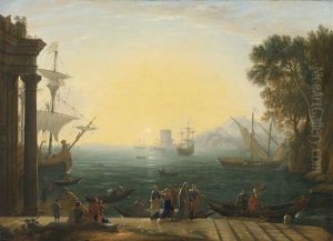 The Embarkation Of St. Paula The Embarkation Of St. Paula