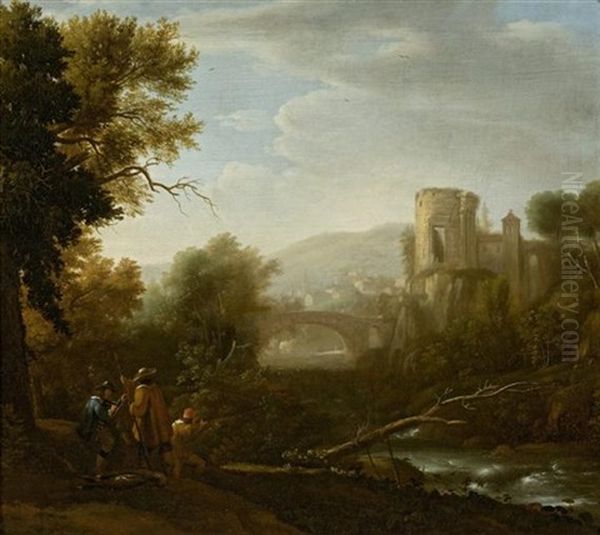 Landschaft Mit Jagern - view 1
