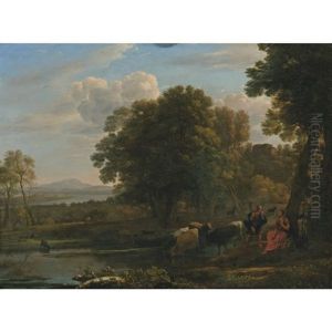 An Evening Landscape With Mercury And Battus An Evening Landscape With Mercury And Battus