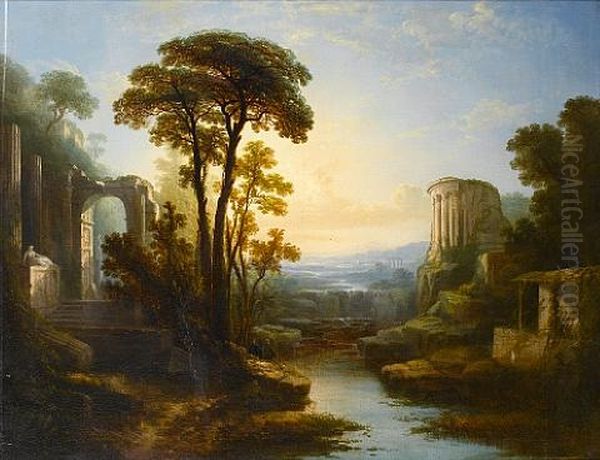 An Extensive Italianate Landscape - view 1