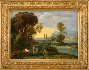 Landschaft Mit Der Flucht Nach Agypten