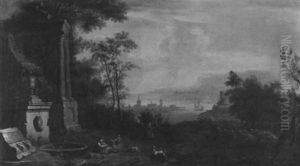 Sudliche Landschaft by Claude Lorrain (Claude Gellee)