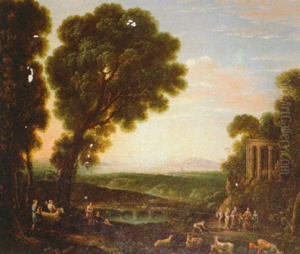 The Sacrifice Of Psyche At The Temple Of Apollo - view 1