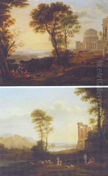 A View Of Delphi With A Procession - view 1