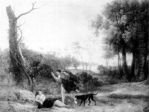 The Death Of Procris by Claude Lorrain (Claude Gellee)