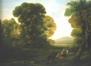 A Wooded Landscape With The Rest On The Flight To Egypt