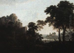 Arcadian Landscape by Claude Lorrain (Claude Gellee)