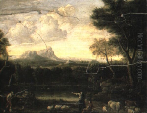 Figures In A Classical Landscape - view 1