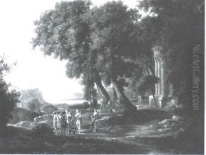 Diana And Her Nymphs by Claude Lorrain (Claude Gellee)