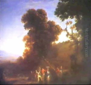 Landscape With Rustic Figures