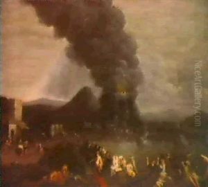 L'eruzione Del Vesuvio Del 1631 by Claude Lorrain (Claude Gellee)