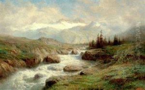 Paysage Au Torent by Charles-Louis Lortet