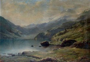 Vue Des Montagnes Suisses by Leberecht Lortet