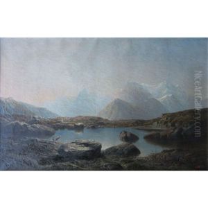 Mountainous Landscape by Leberecht Lortet