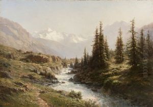 Vallee De La Romanche, Dauphine by Leberecht Lortet