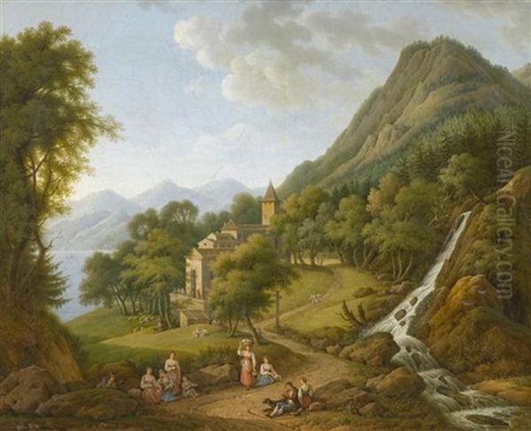 Mittagspause Am Wasserfall - view 1