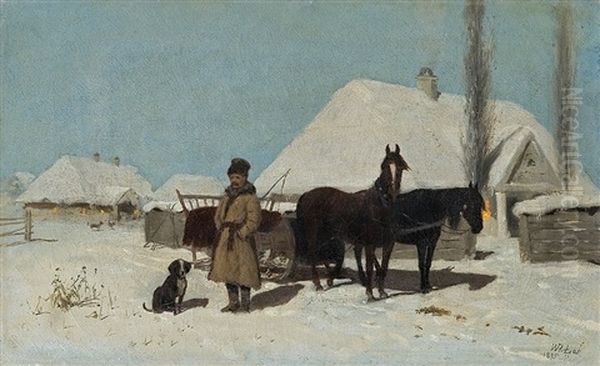 In Front Of A Manor - view 1