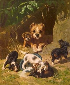 Mother With Her Litter