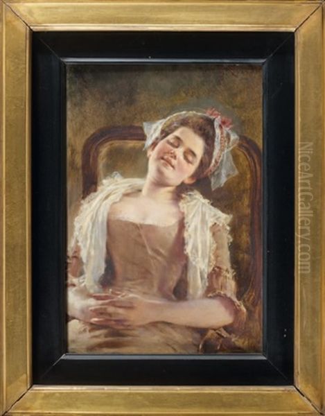 Jeune Femme Assoupie - view 1