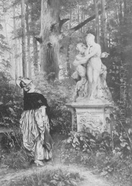 Statue In The Park - view 1