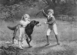 Preparing For The Hunt by Heinrich Lossow