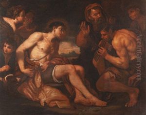 The Musical Contest Between Apollo And Marsyas by Johann Carl Loth