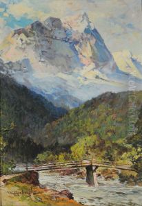 Paesaggio Montano by Cesare Bentivoglio